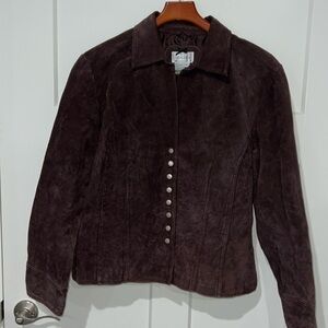 Vintage Live a Little 100% Leather Jacket Sz XL